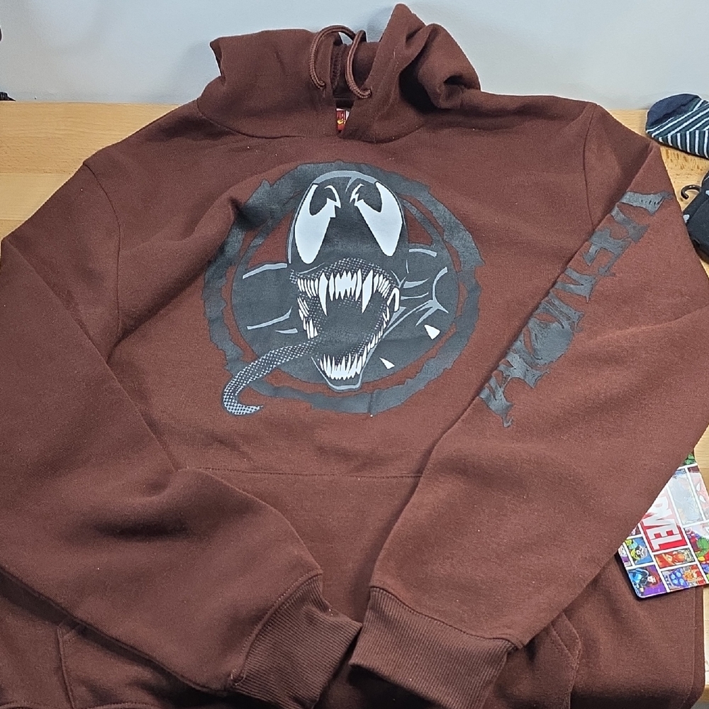 Marvel Brown Venom Graphic Sweater